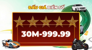 Biển số 30M-999.99 được chốt giá hơn 9 tỷ, đắt hơn cả siêu xe!
