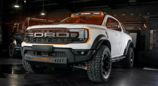 Ford Ranger Raptor 'hoá' khủng long T-Rex cực ngầu nhờ bản độ mang phong cách kỷ Jura