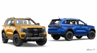 Ford Everest sắp được bổ sung bản mới với ngoại hình hầm hố, đậm chất offroad