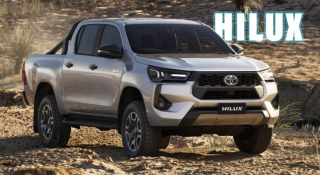 Toyota Hilux 2025 sẽ có thêm tùy chọn động hybrid tiết kiệm nhiên liệu