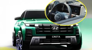 Lộ ảnh nội thất hiện đại của Hyundai Creta chạy điện, dự kiến ra mắt cuối năm sau