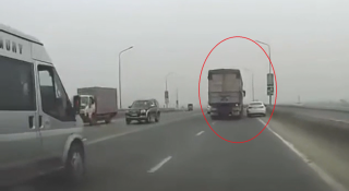 Xe tải chuyển làn ẩu gây tranh cãi: Điểm mù có phải lời biện minh?