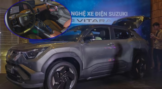 Cận cảnh Suzuki eVitara tại Việt Nam - SUV điện cỡ B với phạm vi hoạt động 428 km/sạc