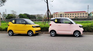 Ô tô điện giá rẻ nhất Việt Nam lộ diện: Phối màu tinh nghịch, sức mạnh tới 41 mã lực