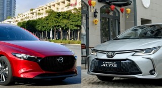 Doanh số Mazda3 bán chạy gấp 9 lần Toyota Corolla Altis