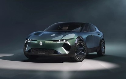 Vén màn Renault Embleme Concept: Xe gia đình siêu thân thiện với môi trường