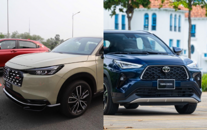 Chênh hơn 100 triệu đồng, Honda HR-V e:HEV có gì 'đấu' Toyota Yaris Cross HEV?