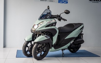 Yamaha Tricity 155 về Việt Nam: Thiết kế hai bánh trước độc đáo, chưa công bố giá bán
