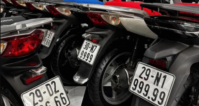 Bộ Công An đề xuất đấu giá biển số xe máy, mức đấu giá khởi điểm từ 5 triệu đồng