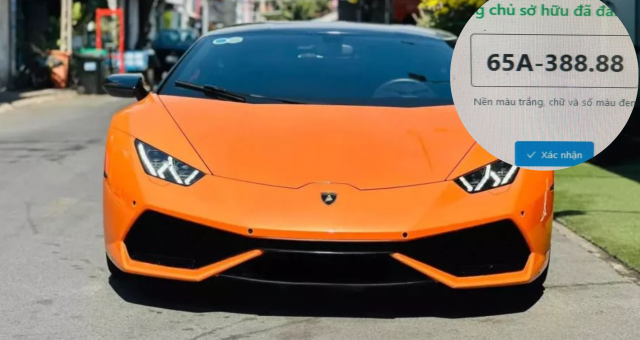 Đại gia Cần Thơ chơi lớn khi vừa tậu Lamborghini Huracan vừa đấu giá biển số VIP 'tứ quý 8'