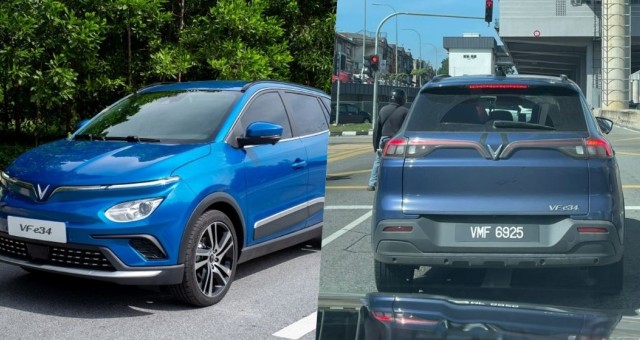 VinFast VFe34 tiếp tục lộ diện tại Malaysia, hé lộ ngày ra mắt không còn xa