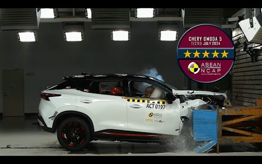Chery Omoda 5 đạt xếp hạng 5 sao ASEAN NCAP sau loạt ồn ào 'gãy trục' tại Đông Nam Á