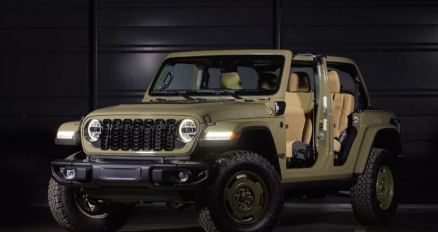 Jeep Wrangler ra mắt phiên bản đặc biệt, lột xác hoàn toàn thành xe quân sự