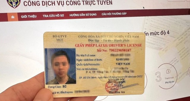 Quy trình 4 bước đổi giấy phép lái xe ô tô B1, B2 sang C1 trên Cổng Dịch vụ Công