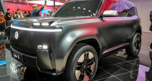 MG Cyber X: SUV điện concept với thiết kế đậm chất Land Rover Defender