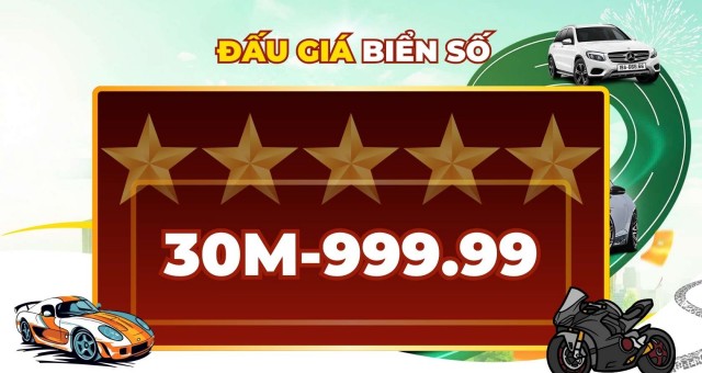 Biển số 30M-999.99 được chốt giá hơn 9 tỷ, đắt hơn cả siêu xe!