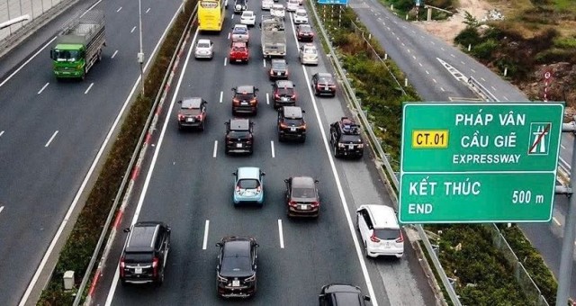 Thí điểm điều chỉnh tốc độ và phân làn trên cao tốc Hà Nội – Hải Phòng từ 15/8