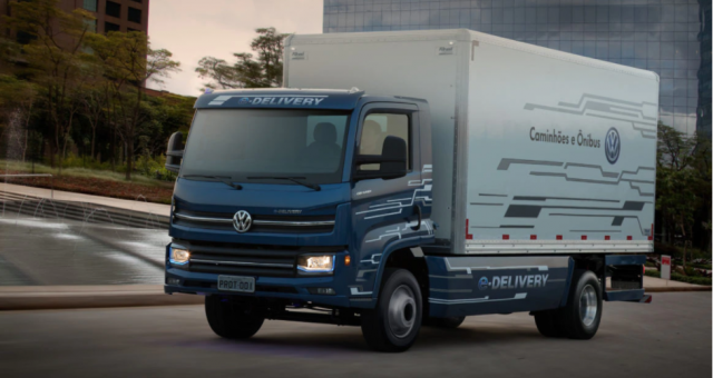 Xe tải thuần điện Volkswagen e-Delivery ra mắt: Tương lai của ngành Logistics