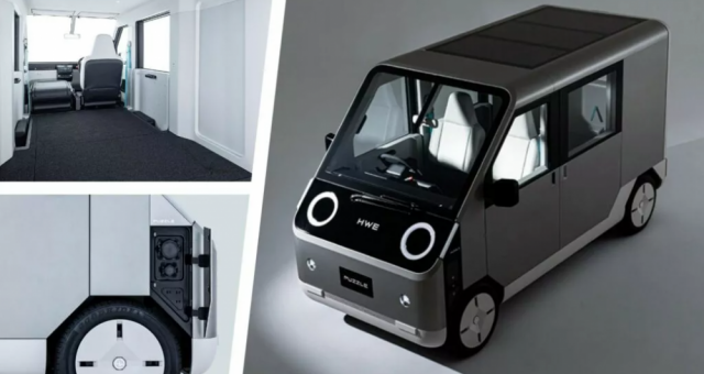 Xe điện mini Nhật Bản với kiểu dáng vuông vức đến kỳ lạ, có thể 'cứu người'