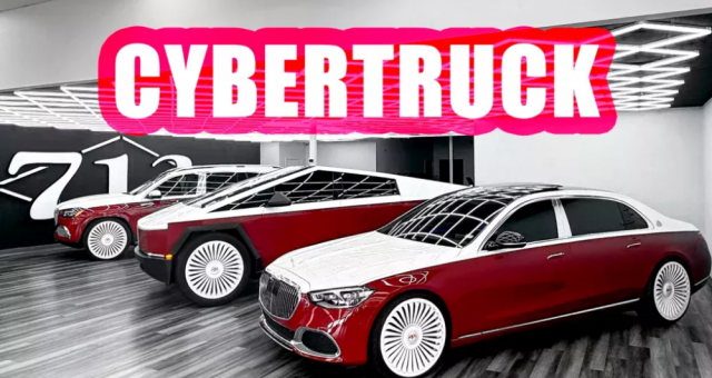 Bán tải điện Tesla Cybertruck 'hóa' Maybach theo cách mà không ai ngờ tới