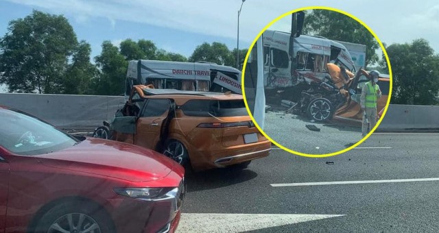 Vụ tai nạn trên cao tốc Hà Nội - Hải Phòng: 2 tài xế tử vong và 10 người bị thương