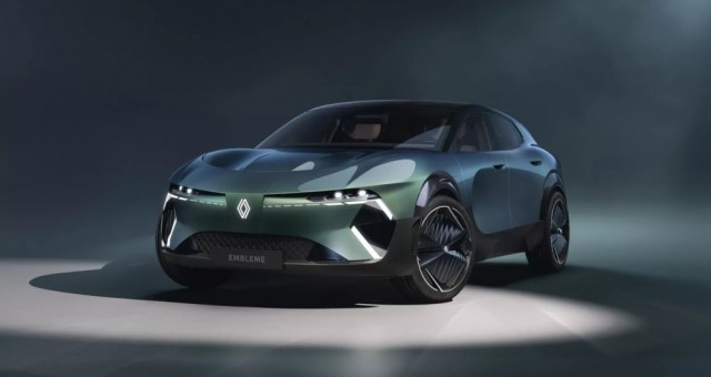 Vén màn Renault Embleme Concept: Xe gia đình siêu thân thiện với môi trường