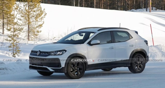 SUV 'giá rẻ' Volkswagen Tera bị bắt gặp khi đang chạy thử, ngang cỡ Raize, Sonet