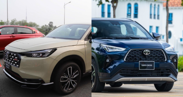 Chênh hơn 100 triệu đồng, Honda HR-V e:HEV có gì 'đấu' Toyota Yaris Cross HEV?