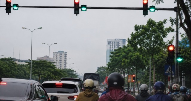 Đèn xanh chưa hết đếm ngược đã chuyển đỏ, tài xế cần làm gì để tránh bị phạt oan?