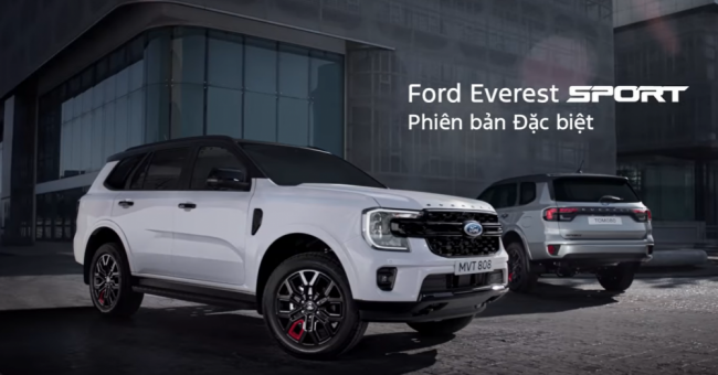 Ford Everest có bản Đặc biệt mới: Ngoại thất hầm hố, kỳ vọng thêm sức ép cho Santa Fe, Fortuner