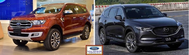 So sánh Mazda CX-8 và Ford Everest