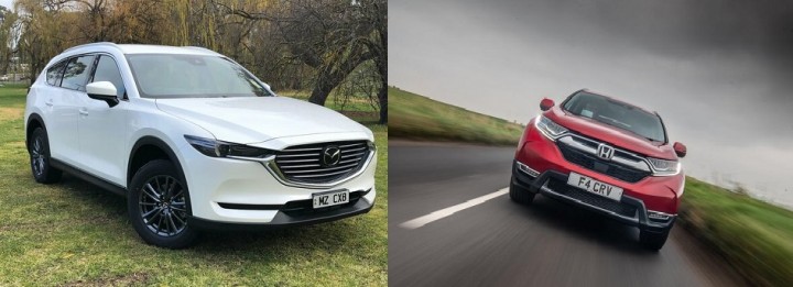 Trang bị an toàn trên Mazda Cx-8 và Honda CR-V