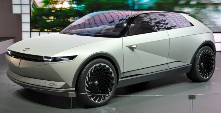 Concept 45 được áp dụng trên một loạt xe của Ioniq