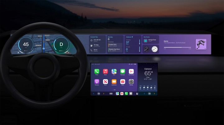 Apple CarPlay thế hệ mới có thể hiện thị cả trên màn hình thông tin lái