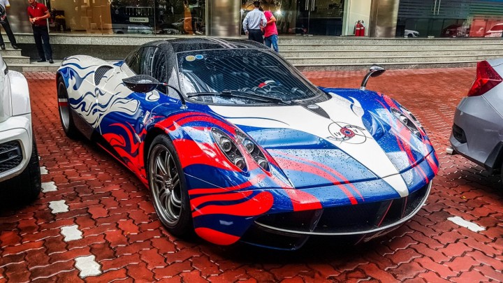 Pagani Huayra của Minh Nhựa sở hữu lớp decal độc đáo