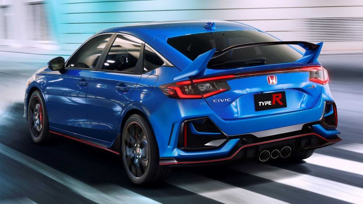 Thiết kế đuôi xe Honda Civic Type R 2023 của KDesign AG