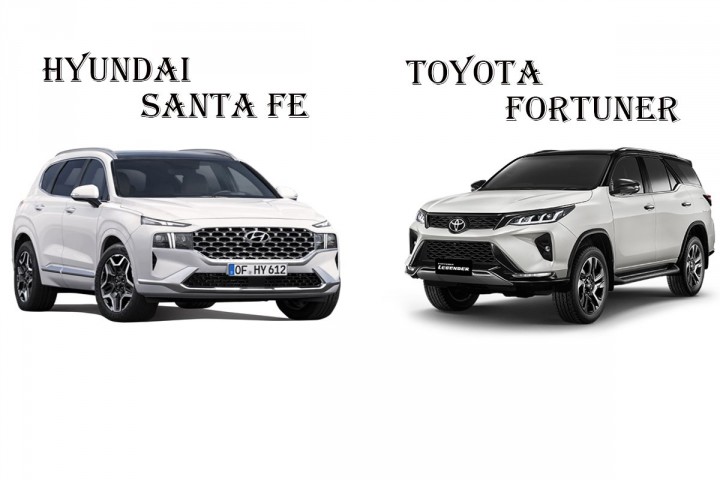 So sánh Hyundai SantaFe và Toyota Fortuner