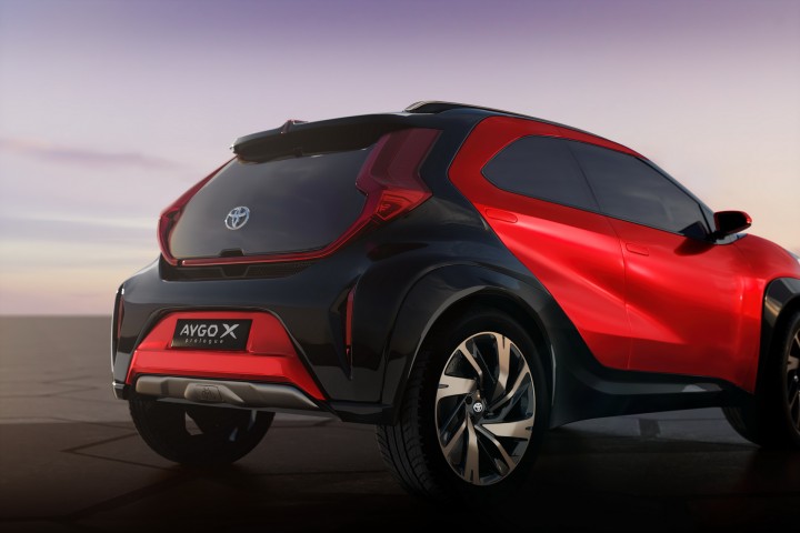 Phần đuôi Toyota Aygo X Prologue