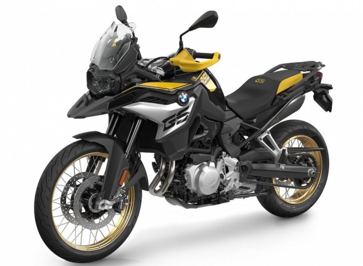 BMW F850 GS phiên bản kỉ niệm với nhiều chi tiết màu vàng bắt mắt