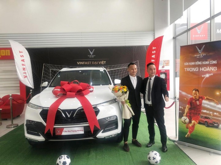 Cau thu khoe nhat doi tuyen Viet Nam tau VinFast Lux SA2.0