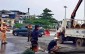 Mức phạt dành cho chủ xe và tài xế để bất cẩn làm rơi bó sắt trên đường