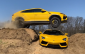 VIDEO: Lamborghini Urus 'nhảy cừu' qua siêu xe Aventador khiến ai nấy cũng 'rụng tim'